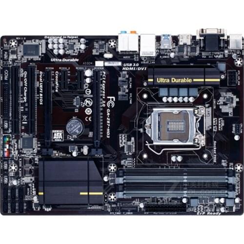 For Gigabyte GA-Z87-HD3 Motherboard For Intel Z87 DDR3 USB3.0 32GB LGA1150 Z87 HD3 Desktop Mainboard Systemboard Used