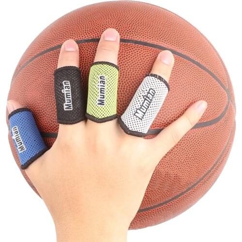 2x Stretch Elastic Arthritis Finger Fingerstall Support Protector Sleeve Sport Strap Wrap A71