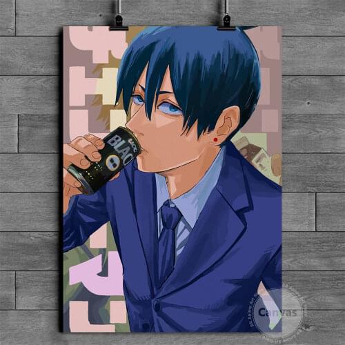 Canvas Anime Chainsaw Man Pictures Home Manga Decoration Paintings Poster HD Prints Wall Art Modular Living Room
