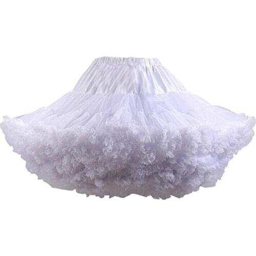 Cosplay Petticoat Ball Gown Underskirt Swing Short Dress Lolita Sissy Ballet Tutu Skirt Petticoat For Maid Costume Plus Size 7XL