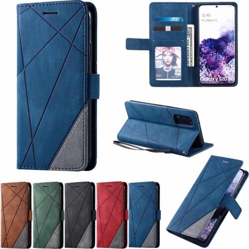 Flip Leather Case For Samsung Galaxy S20 FE S10 S9 S8 plus A12 A42 5G A51 A71 A21s A50 A70 A20 A10 S A6 A7 A8 2018 Wallet Cover