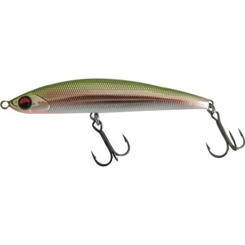 Lutac Top Water Pencil Lure 80mm/14g 3D Eyes Fishing With Treble Hook