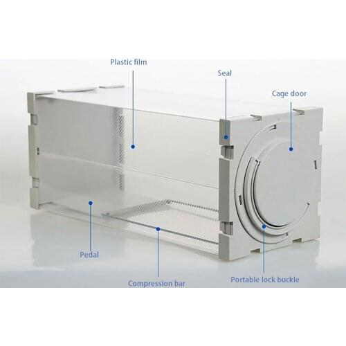 Mousetrap Gard Trap-Easy White Non-toxic Effective Mouse Catch Tool Foldable Solid State Plastic Rodent Pest For Mice Mouse