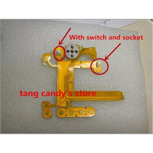 NEW Keyboard Button Rear Cover LCD Flex Cable For Nikon D7000 Digital Camera Repair Part(With Socket)