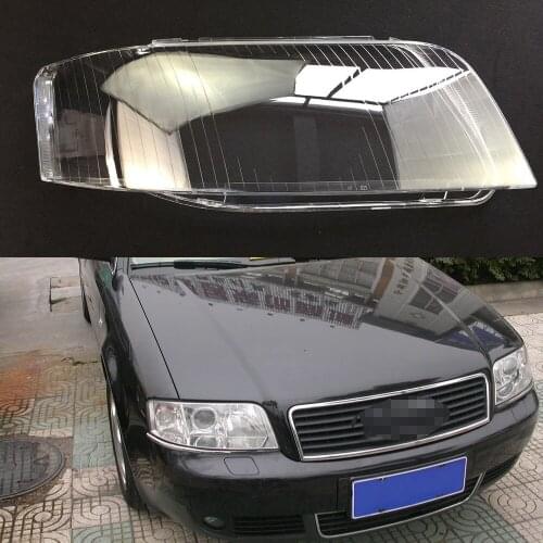 Car Headlight Lens For Audi A6 2006~2011 Headlamp Cover Replacement Front Auto Shell