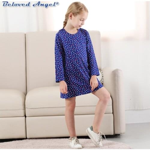 Girl Dress Long Sleeve Kids Dresses for Girls Cotton Clothes Autumn Winter Princess Party Dress Baby Christmas Clothing