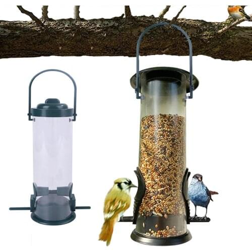 Hanging Wild Bird Seed Feeder Bird Feeding Tool Garden Paddock Outdoor Decoration Pet Supplies