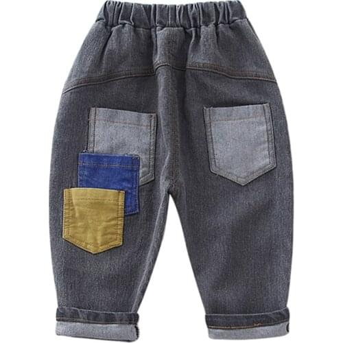 Boys Casual Trousers Spring Childrens Casual Pants Cotton Korean Clothes Baby Kids Fashion Trousers for 1-5 Years1