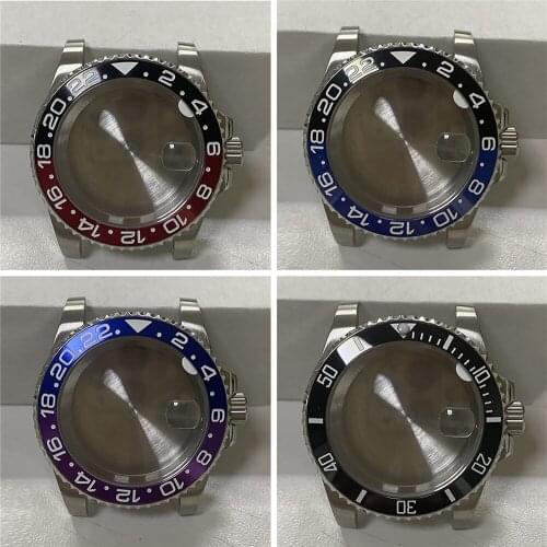 Replacement 40MM Watch Bezel Case Set for Miyota 8215, 8200 Mingzhu 2813, 3804 Movement Accessories