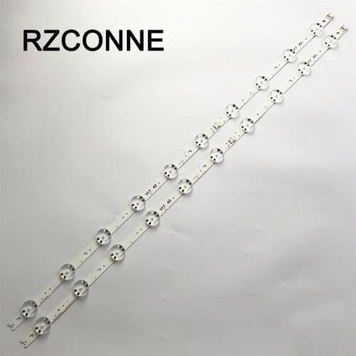 LED backlight strip 10 lamp for LG 43'' V17 ART3 2867 Rev0.3 V17 43 43LJ614V 43LV340C 43UJ670V 43UV340H LC430DGG(FK)(M3)