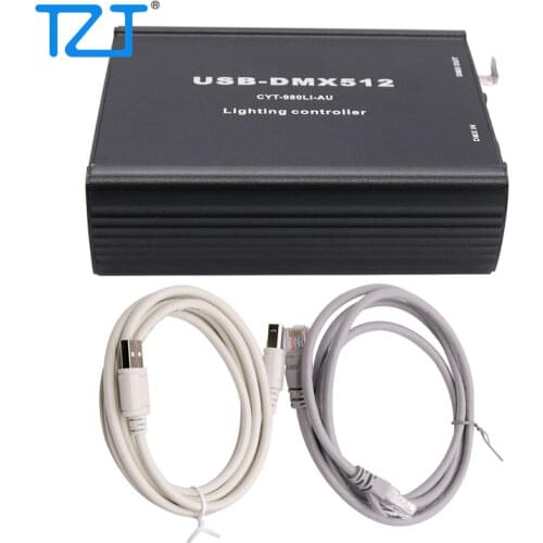 TZT Multi-function USB-DMX512 Lighting Controller ArtNet DMX512 Network Control WYS Converter