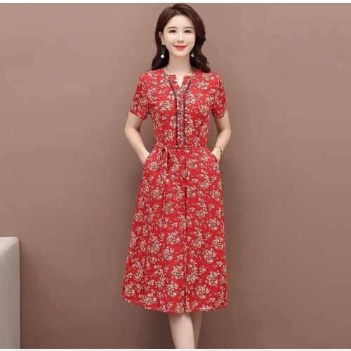 Women Summer Dress Women Casual Short Sleeve Square o-Neck Boho Maxi Dress Female Vestidos Plus Size Robe