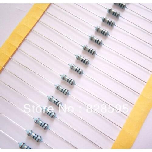 1/4w 10 ohm 10R ohm 100% original brand new Fixed Resistors Metal Film Resistors Resistance +/- 1% (1000pcs)