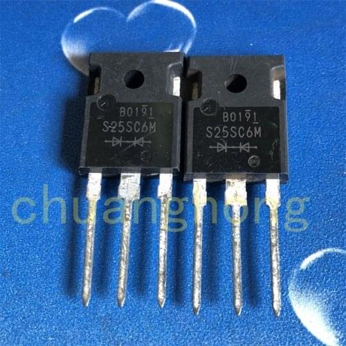 1pcs/lot S25SC6M 25A 60V original packing new Schottky Rectifier diode TO-247