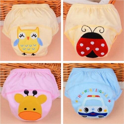 10pcs/lot Baby Training Pants/Child Cloth Study Pants/Reusable Diapers Nappy Cover/Washable Diapers Suit 12--15kg