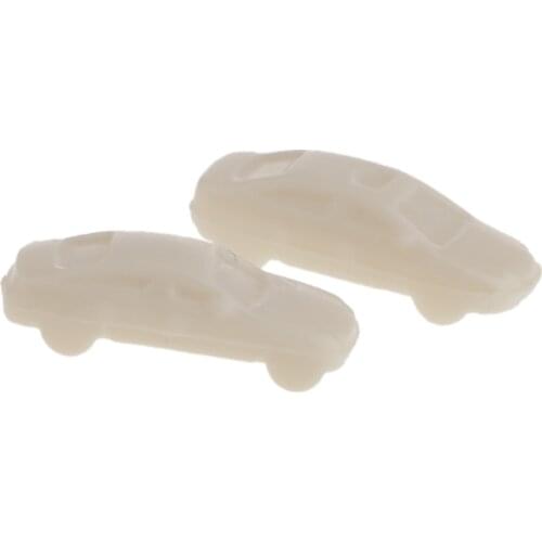 100pcs White Car Building Train Layout 1:300 DIY Painted Creative Model Toys NEW