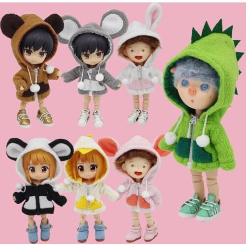 2020 animal dinosaur coat clothe set for Obitsu11 OB11 1/12 doll OB11 Doll gsc molly available for cu-poche OB11