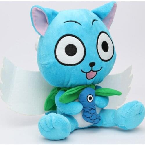 23cm Japanese Anime Cartoon Fairy Tail Happy Plush Toy Plush Doll Figure Toy
