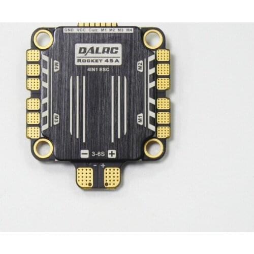30.5*30.5mm DALRC Rocket 45A 4 In 1 ESC 3-6S BLheli32 Support DShot1200 STM32f051 FPV Brushless ESC & DALRC F722 DUAL FC