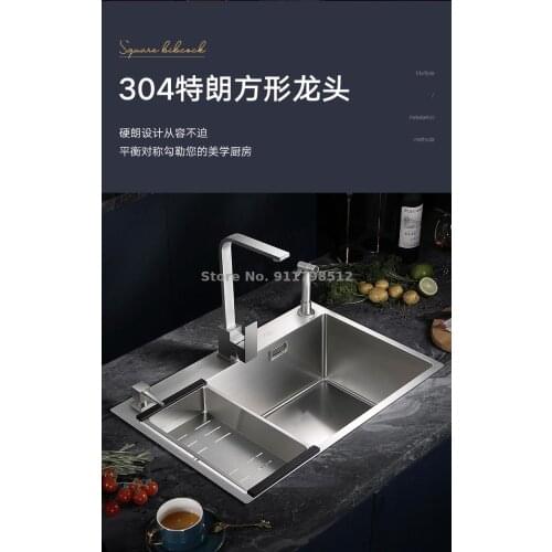 304 Stainless Steel Single Sink Kitchen Sink Thickened Sink Sink Sink Vegetable Sink