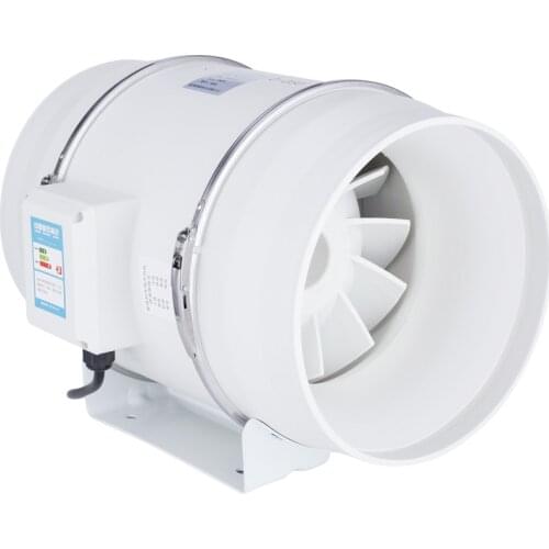 5" Exhaust Fan Ventilator Wall Window Mountable Toilets Kitchen Bathroom Home Silent Pipe Duct Fan Ventilate Air Cleaning