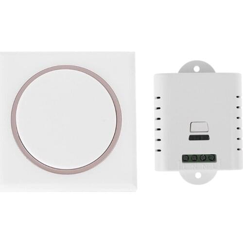 AC85V-250V Single Way Switch Wireless Receiver Controller with panel Control