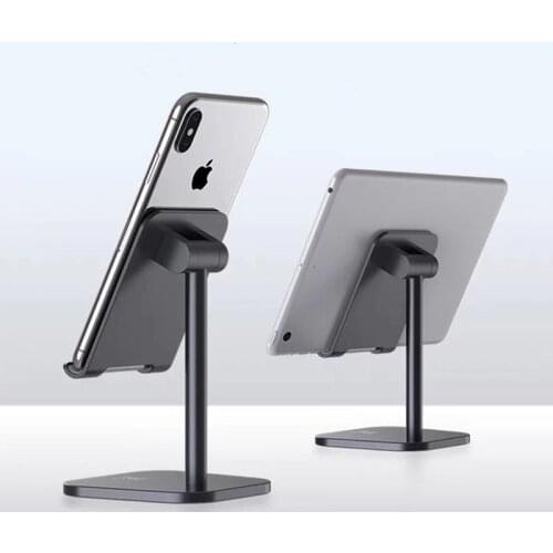 Mobile Phone Holder Aluminium Alloy Metal Desktop Tablet Holder For Universal Tablet & Phone Adjustable Stand Phone Holder