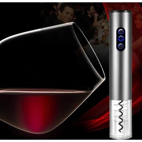 Electric Wine Opener With Foil Cutter And Vacuum Stopper 3 Colors Opener Automatic Corkscrew Electric Automatic Wine Bottle