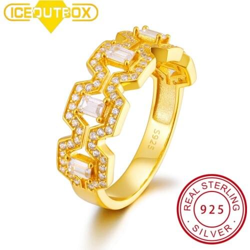 Женские серебряные кольца ICEOUTBOX China At AliExpress