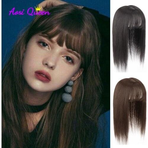 AS Bangs Hair 3D Air Hair Bangs Fringe Clip In Bangs Hair Extensions Wigs Hair Pieces Bangs Toupees Toppers For Hair Loss