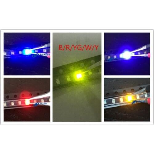 5 Colors 5000Pcs/Lot 0805 SMD LED Kit White Red Yellow/Green Blue Yellow Light Emitting Diode Set Wholesale