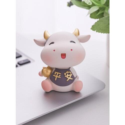 Cute Shaking Head Home Childrens Room TV Cabinet Office Desktop Fashion Furnishings House Decoration