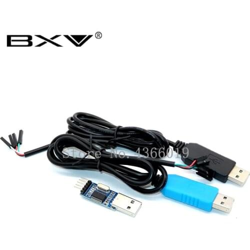 PL2303 PL2303HX / PL2303TA USB To RS232 TTL Converter Adapter Module with Dust-proof Cover PL2303HX for arduino download cable