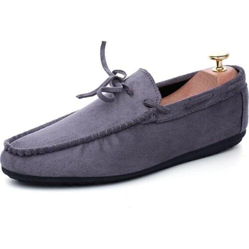 Mazefeng Large Size 44 Men Loafers Soft Moccasins High Quality Spring Autumn Genuine Leather Shoes Men Warm Flats Driving Shoes