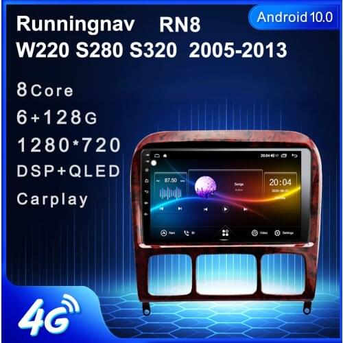 Android 10.1 For Mercedes Benz S Class W220 S280 S320 S350 S400 S430 S500 S600 S55 AMG Multimedia Stereo Car Player GPS Radio