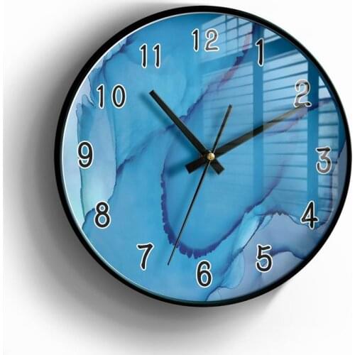 Nordic Silent Wall Clock Large Hanging Clocks Wall Watch Home Simple Modern Living Room Luxury Saat Home Décor
