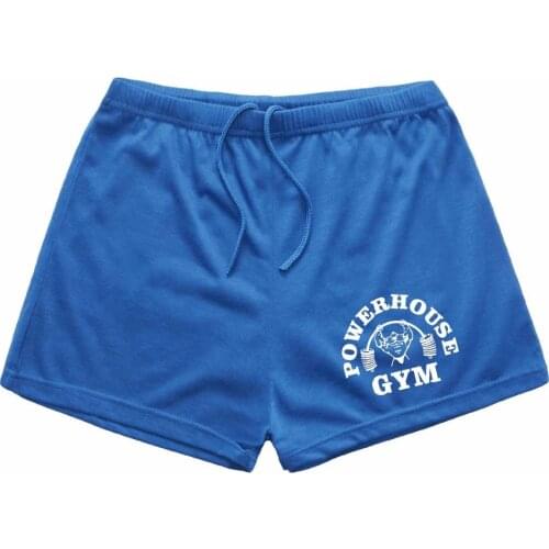 2019 NEW Mens Board Shorts Powerhouse Fitness & Bodybuilding Workout Shorts,Drawstring Shorts For Man Cotton Short