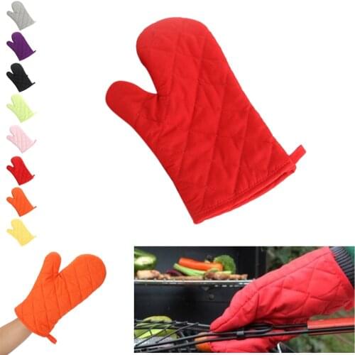 2Pcs High-temperature Thick Hot Insulation Microwave Oven Gloves Kitchen Supplies Professional oven gloves heat resistan