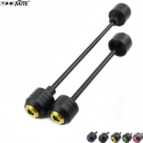 Front Rear Wheel Protector Circle Decoration For KAWASAKI ZX-6R 2014-2016 Motorcycle POM Axle Fork Crash Sliders