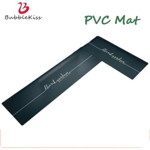 Bubble Kiss PVC Material Leather Carpet Simple Design Oil-Proof And Waterproof Kitchen Rugs Smooth Floor Mat Freely Tailorable