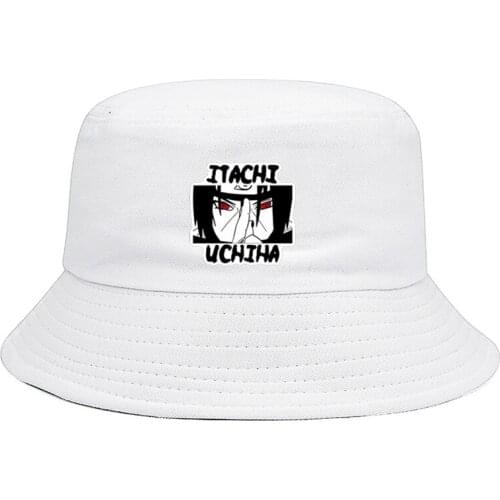 2021 Summer Cartoon Bucket Hat For Men Women Outdoor Foldable Bob Fisherman Hat Japanese anime Gorros Panama Sun Hat uchiha