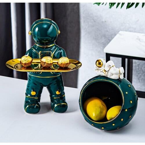 Nordic Ceramic Porch Key Storage Animal Sculpture Decoration Living Room Coffee Table Bedroom Desktop Home Decor Ornaments Gift