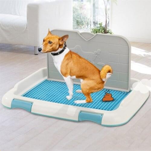 Creative Splash Proof Dog Cat Training Toilet Tray Mat Indoor Puppy Potty Bedpan Pee Pad For Small Pets Household Cleaning Tools