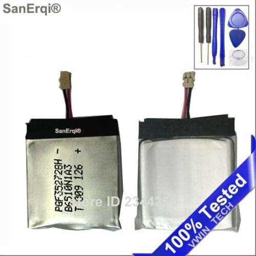 SanErqi Smart Watch Internal Battery For Samsung Galaxy Gear S SM-R750 r750 Battery Replacement With Free Tools