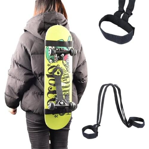 Universal Skateboard Shoulder Carrier Skateboard Backpack Strap Adjustable Snowboard Longboard