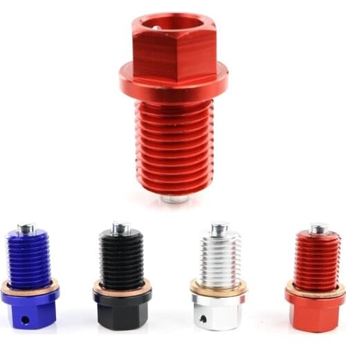 Billet Aluminum Magnetic Oil Sump Drain Plug Bolt M14X1.25 For Suzuki GS 1000 1100 400 450 GS500 GS550 650 750 850