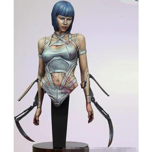 1/12 Assembly Resin Bust Kit Female Soldier