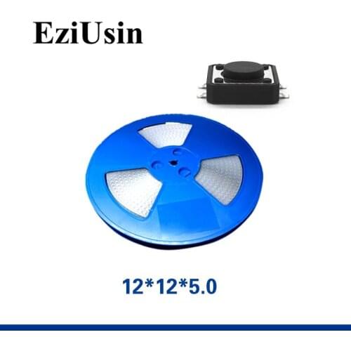 800pcs In Tape One Reel TS-F002 Micro Switch 12*12*5.0 Tactile Tact Push Button SMT 12x12x5 Elevator Switches SMD