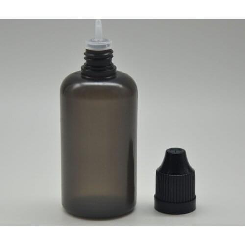 2,000pcs 50ml and 1,200 30ml black pe dropper bottles with tips and black caps