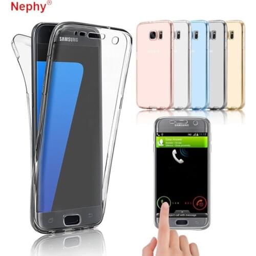 Case For samsung Calaxy A3 A5 A7 J3 J5 J7 2015 2016 2017 J4 J6 J8 A8 2018 Duos 360 Degree Full Silicone Soft Before Back Cover